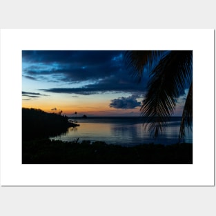 Sunset on Spanish Cay Bahamas Posters and Art